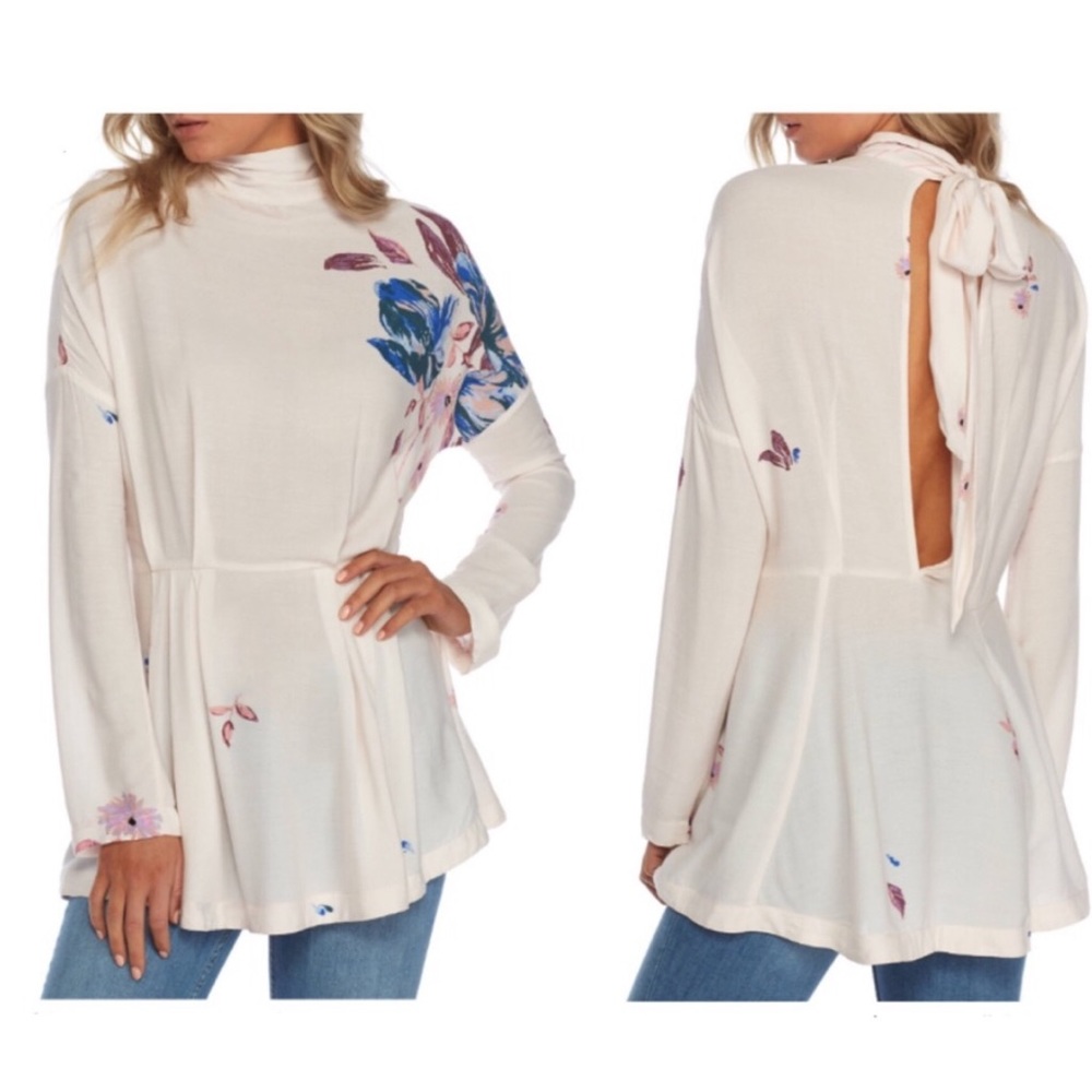 NWT - Free People Gemma Printed Tunic